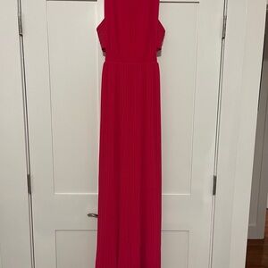 BCBGMaxAzria Vibrant Pink Maxi Dress